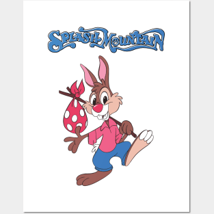 Splash Mountain / Run Away Rabbit Design Posters and Art